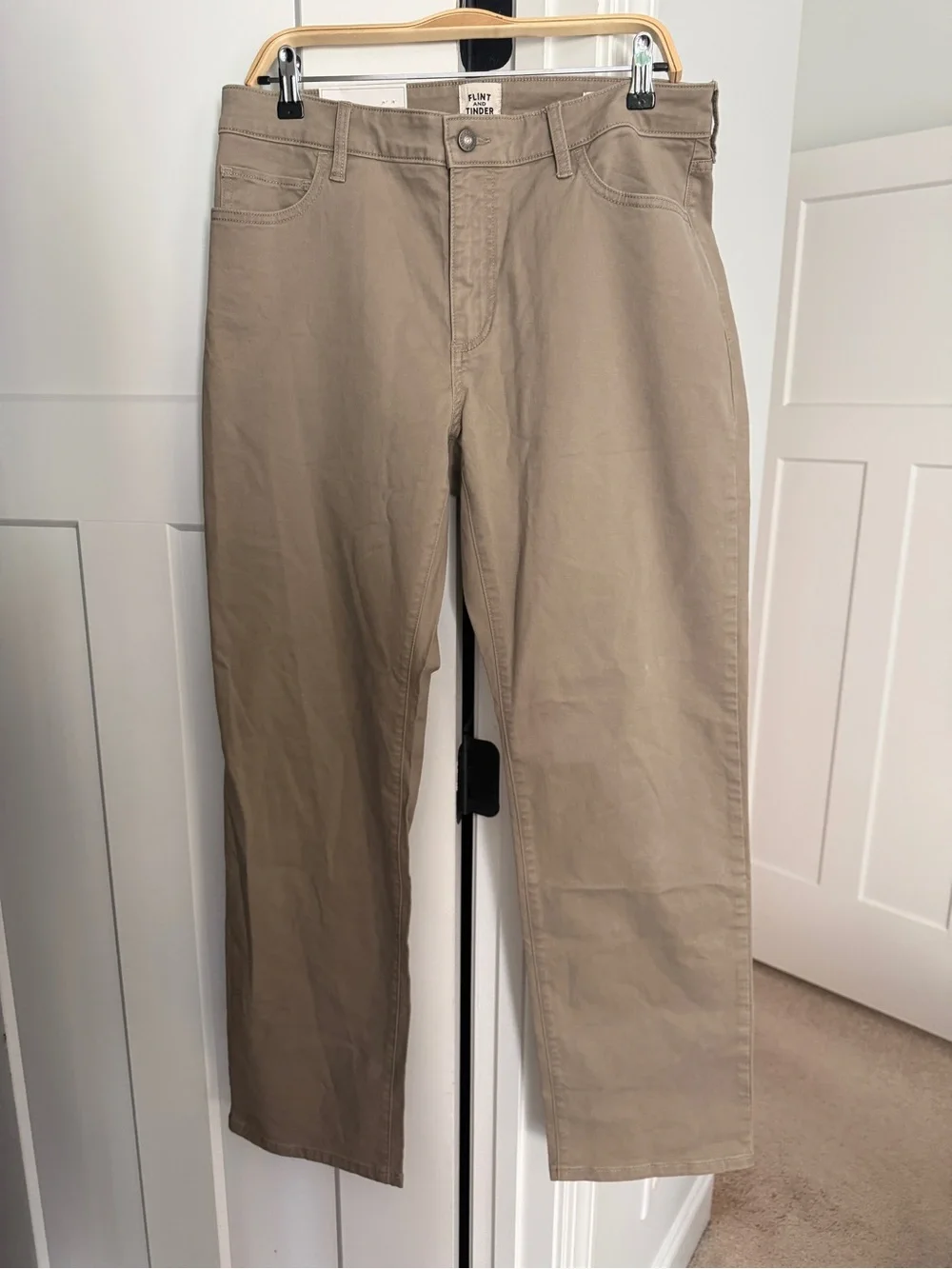 Flint and Tinder 365 5 pocket Classic Fit Men's Straight Fit Khaki Pants